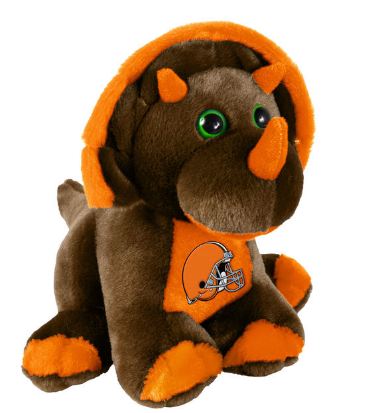 Cleveland Browns 8" Triceratops - Click Image to Close