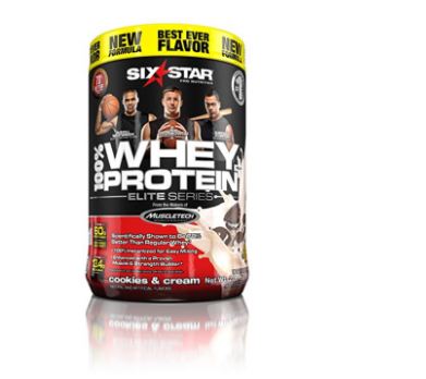 Six Star Pro Elite Series Whey Protein Powder (Choose Flavor)