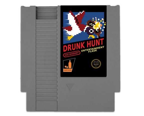 Duck Hunt Flask - Drunk Hunt - Click Image to Close