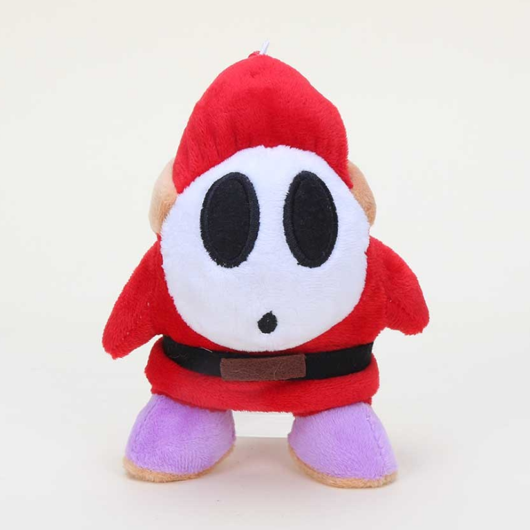 Shy Guy from Super Mario Brother's KeyChain Plush - Click Image to Close