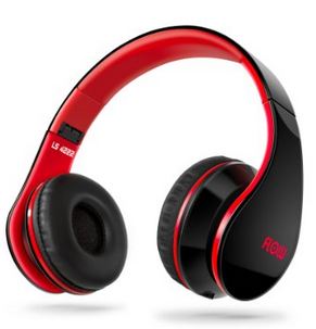 Sentey® Headphone Headset Flow (Black/red) - Click Image to Close