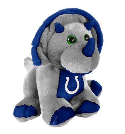 Indianapolis Colts 8" Triceratops - Click Image to Close