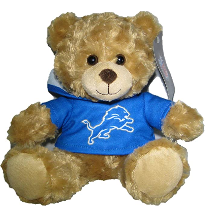 Detroit Lions Hoodie Bear - Click Image to Close
