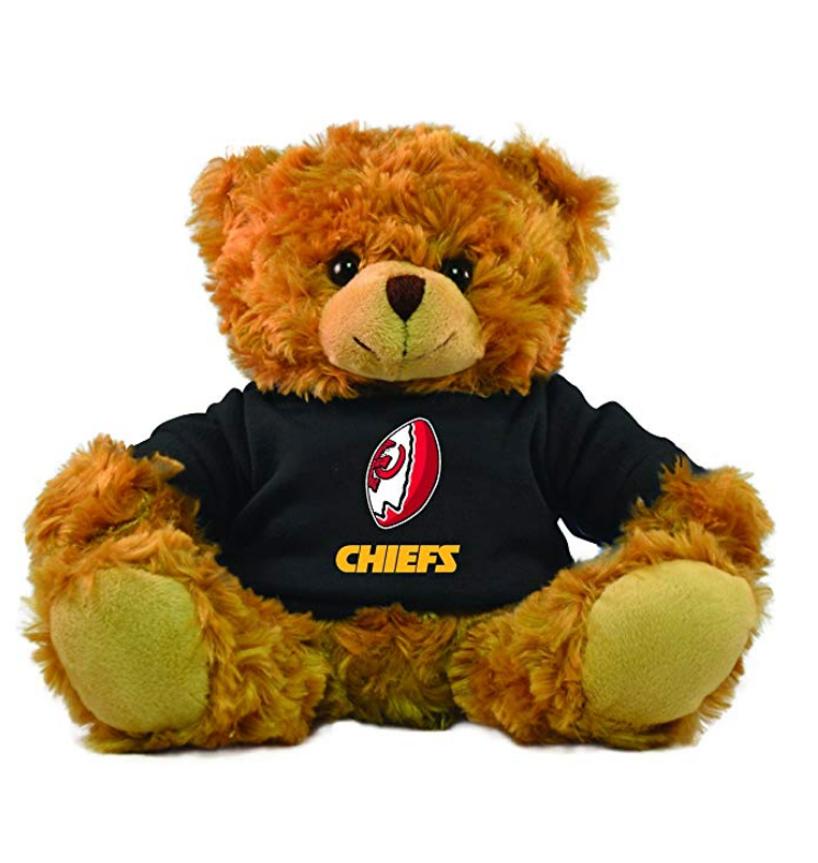 Kansas City Chiefs Hoodie Bear in Black - Click Image to Close