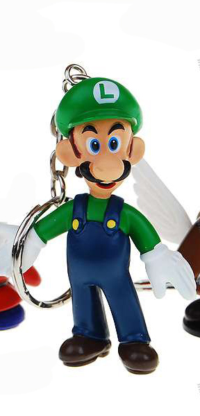 Luigi Super Mario Brother Keychain - Click Image to Close