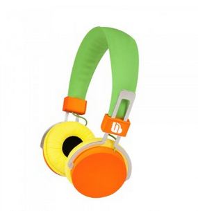 Urban Beatz M-HL770 Hi-Light Power Headphones, Green/Orange/Yell